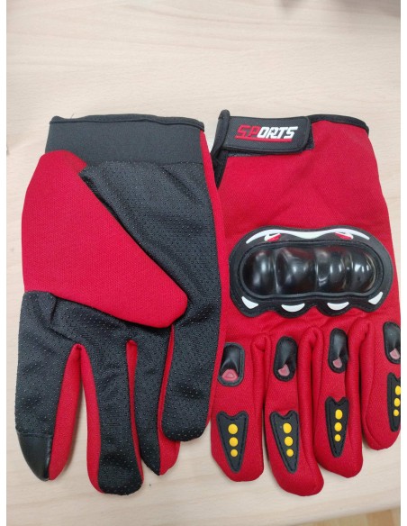 GUANTES MOTO TELA NUDILLOS