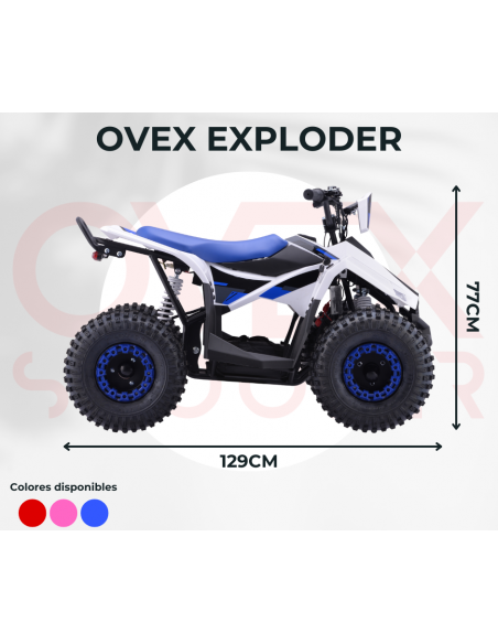 OVEX EXPLODER 1200W Quad Eléctrico Infantil