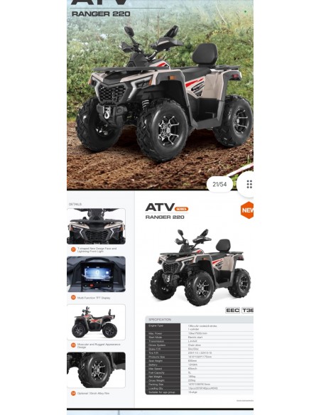 Atv HISUN TAO RANGER 200